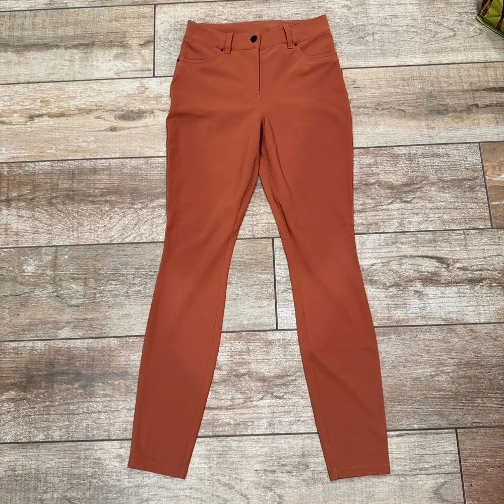Lululemon Athletica| City Sleek Slim Fit 5 Pocket High Rise Pants Ancient Copper
